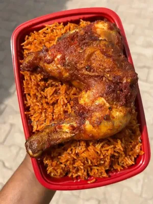 Jollof Rice and Chicken