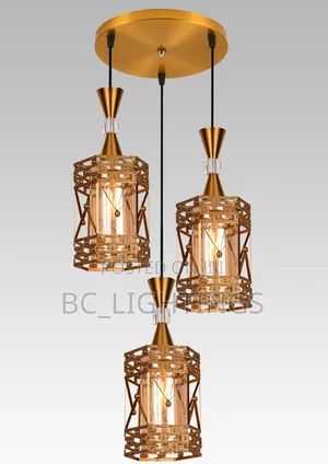 3 in 1 Iron Pendant Light