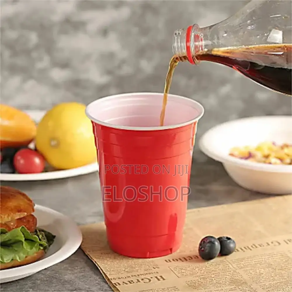 Disposable Red Plastic Party Cups in Lagos