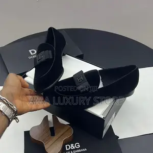 Dolce And Gabbana Luxury Men's Designer Suede Shoe