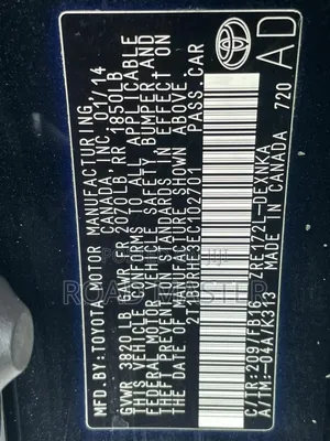 Toyota Corolla 2014 Black