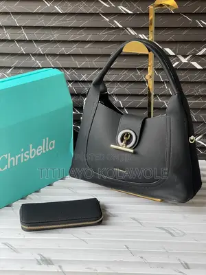 Black Chrisbella Medium Handbag Set