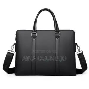 Pufandaishu Genuine Leather Forevermore Men Shoulder Office/Laptop Bag