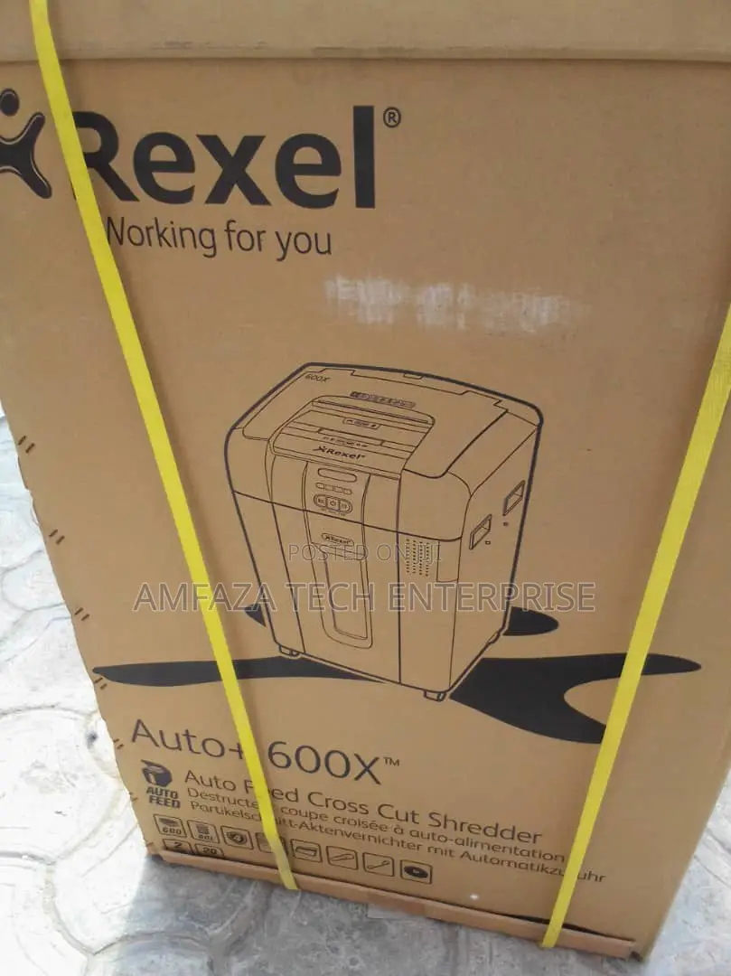 Rexel Optimum Autofeed+ 600x Automatic Cross Cut Shredder