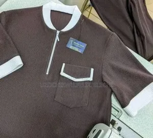 A Polyester Unisex Shirt Up/Down