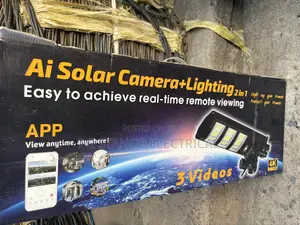 Solar Camera With Light