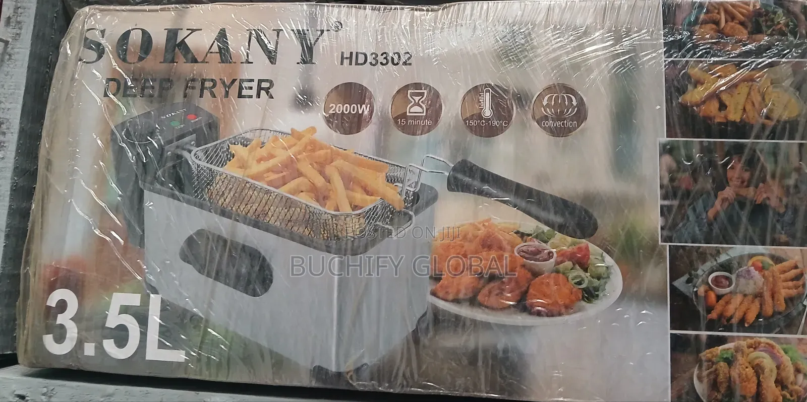 Sokany Deep Fryer 3.5l