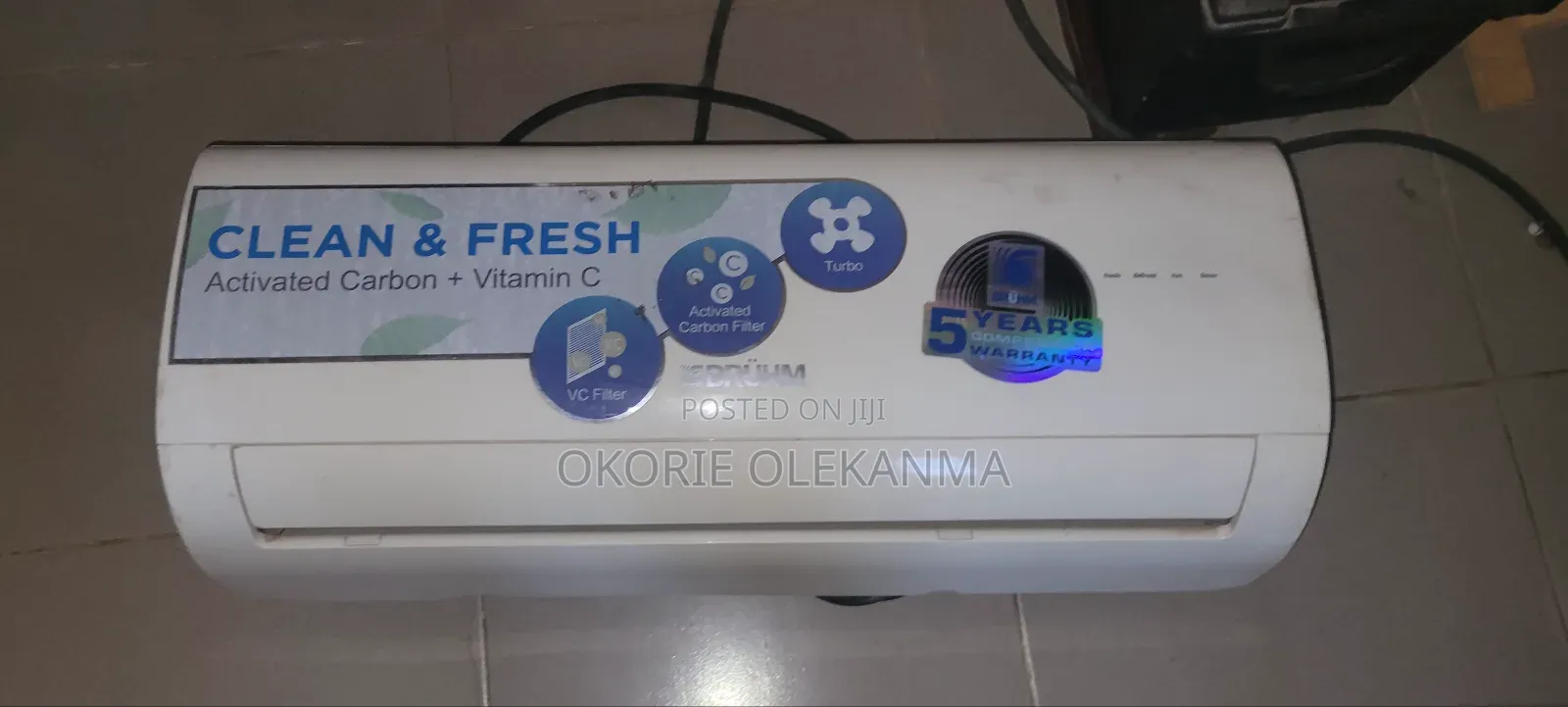 1hp Bruhm Split Ac