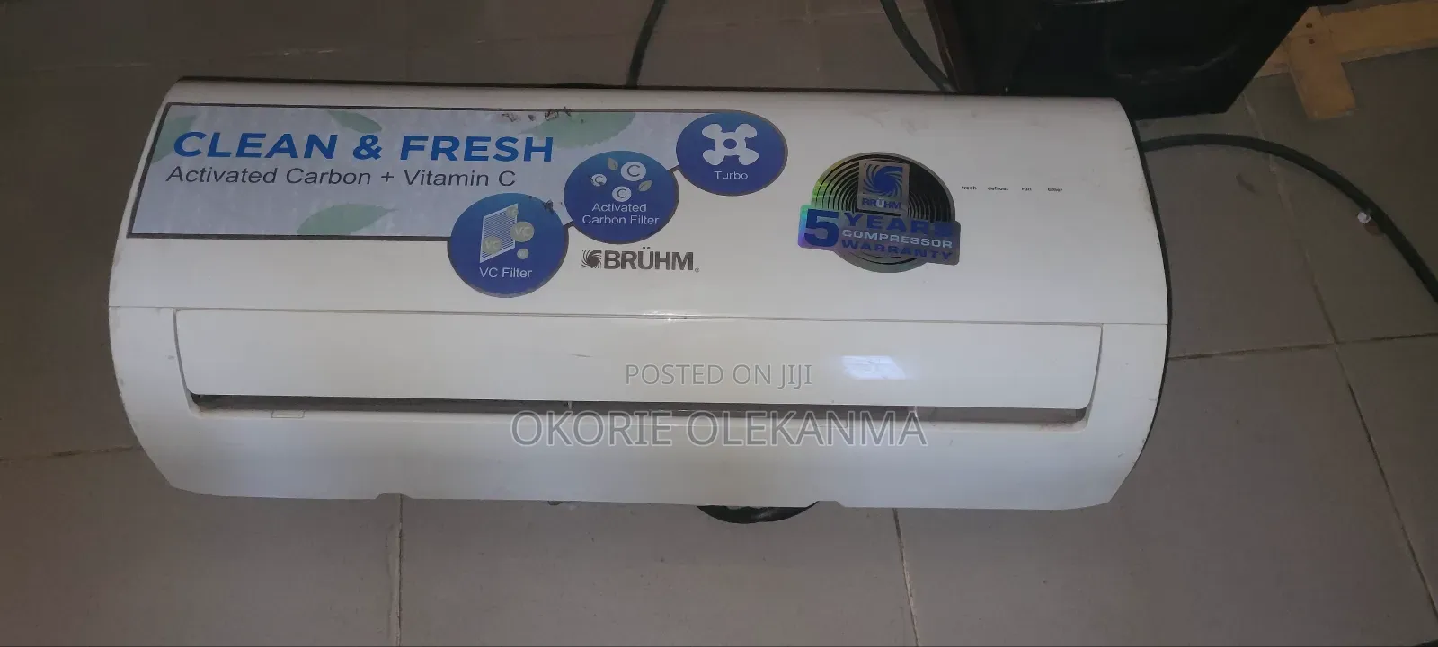 1hp Bruhm Split Ac