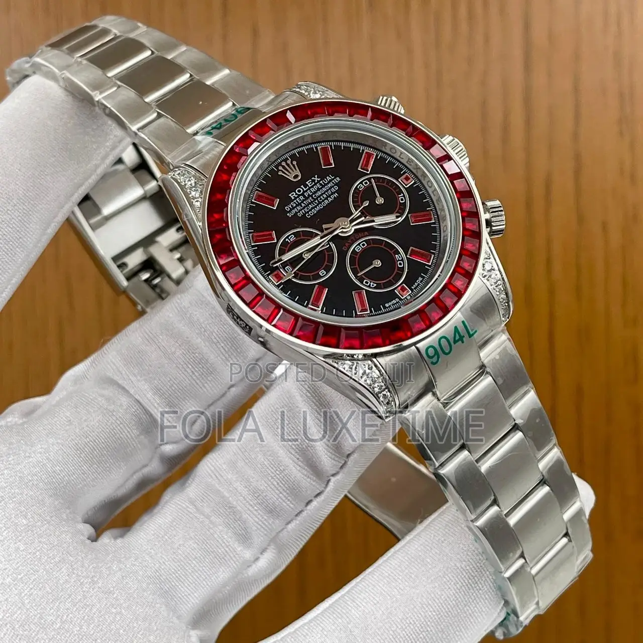 Rolex Daytona With Stone Chain Automatic