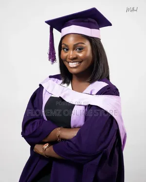 Floremz Royal Purple Academic Graduation Gown Set – Rental