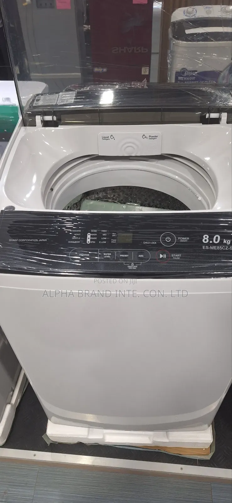 Sharp 8kg Top Load Automatic Washing Machine