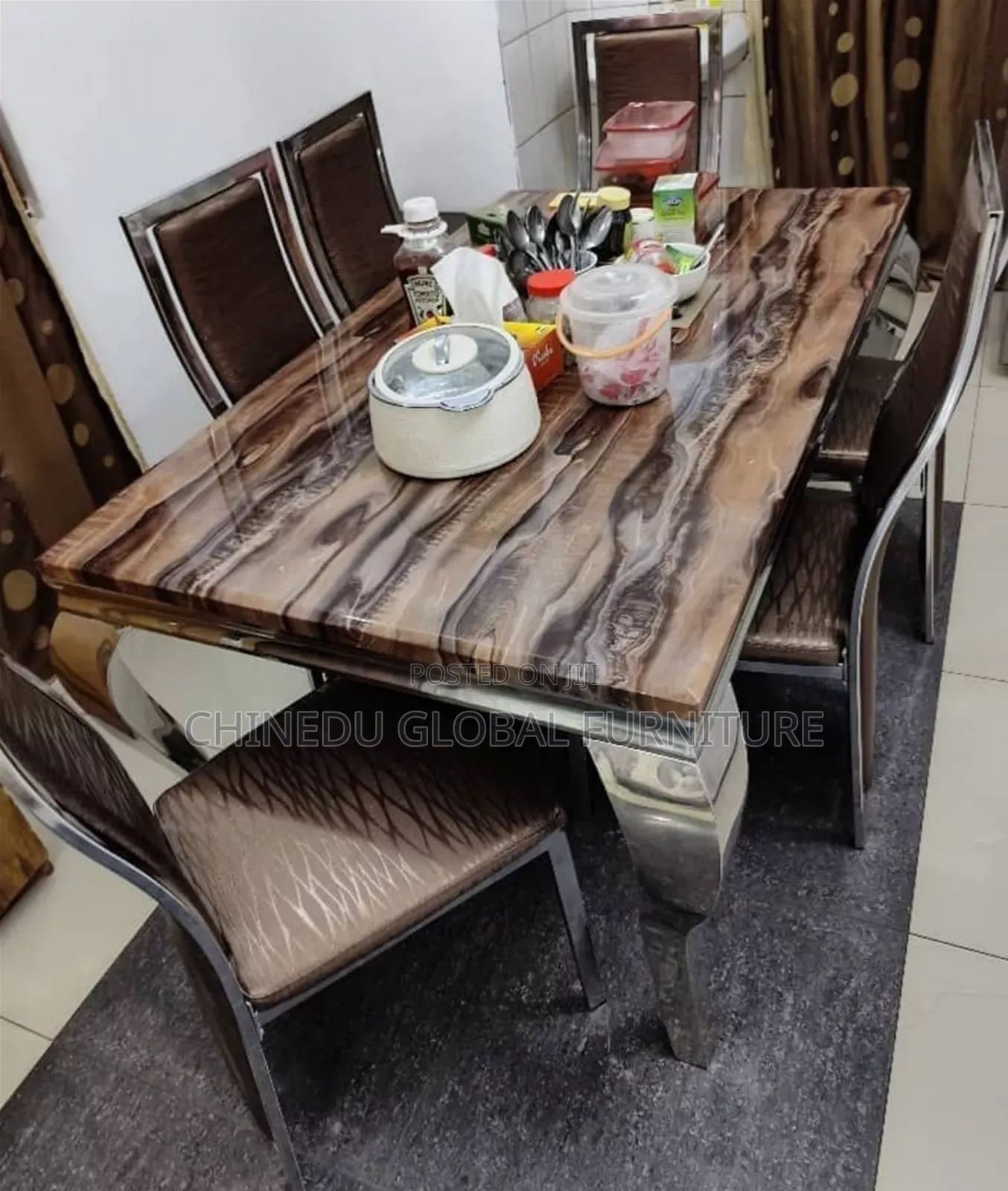Marble Top Quality Dining Set