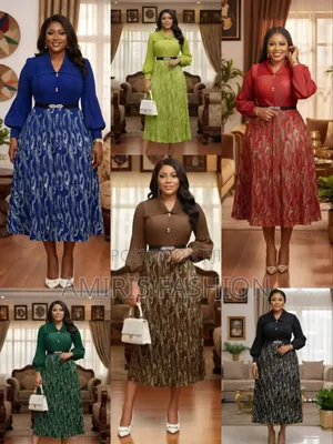 Mid Beautiful Luxury Gown for Church and Outings