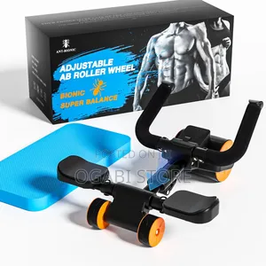 Adjustable Ab Roller With Digital Counter