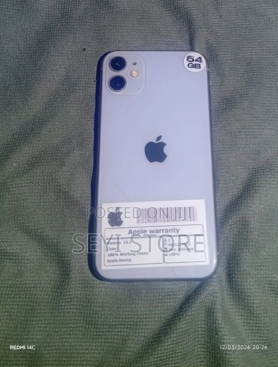 Apple iPhone 11 64 GB Purple