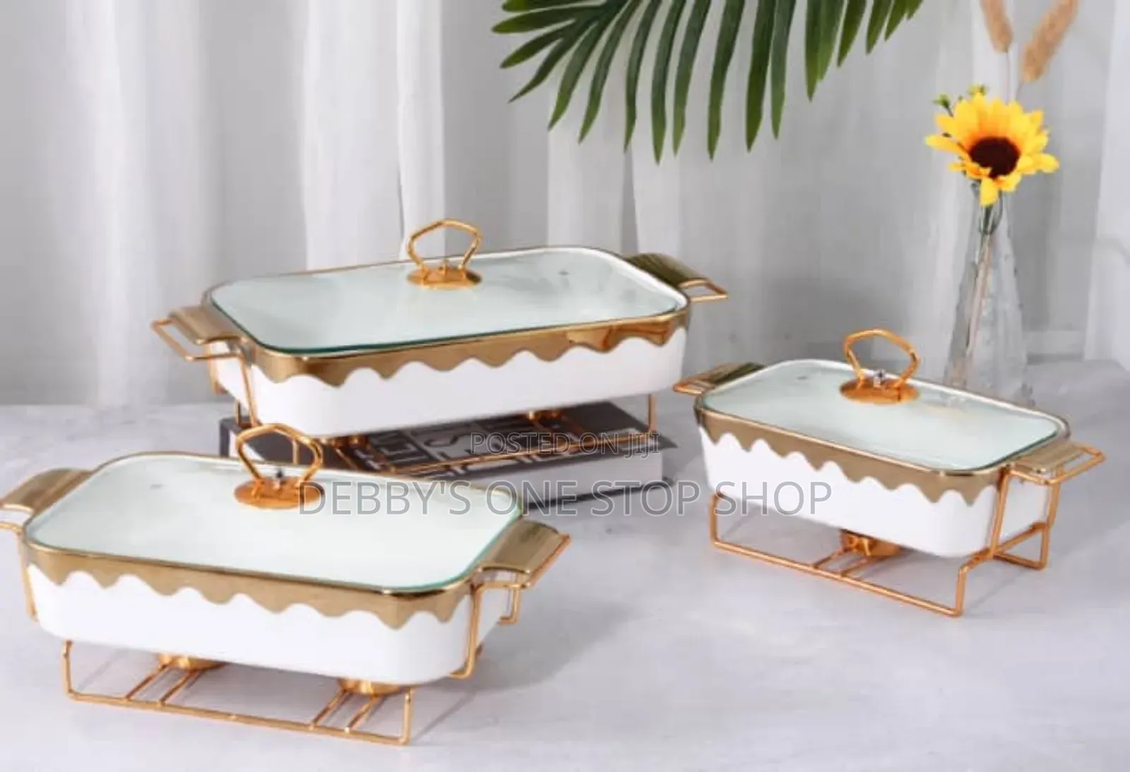 3pcs Dish Set With Stand
