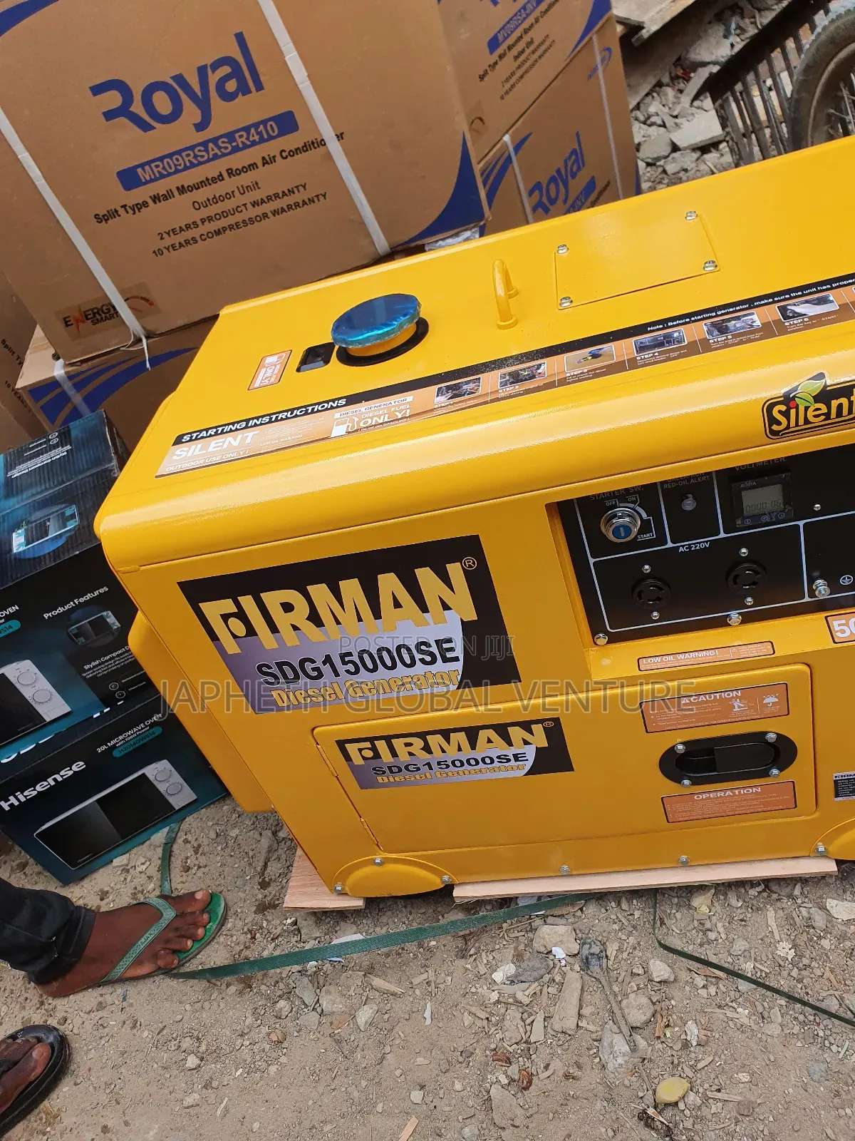 High Performance Firman Sdg15000se Soundproof Generator