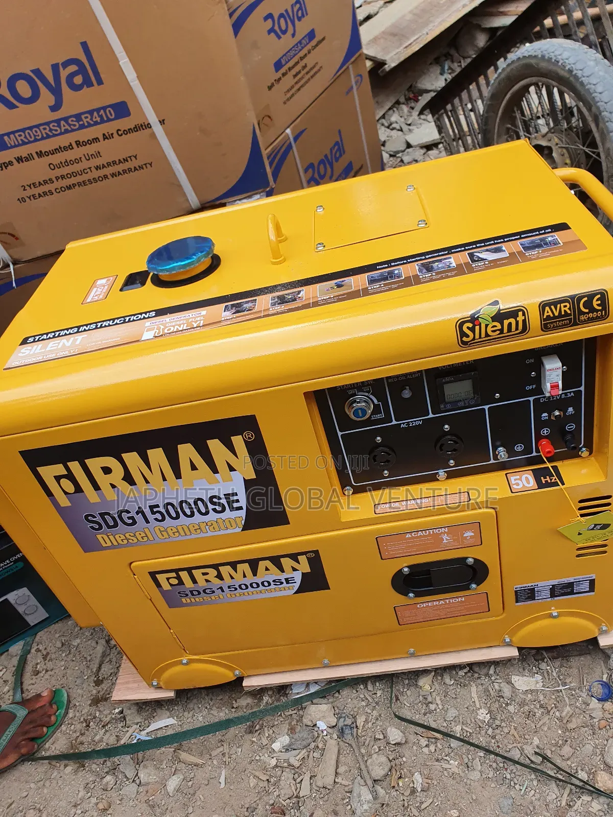 High Performance Firman Sdg15000se Soundproof Generator