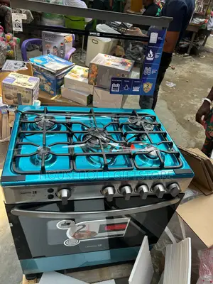Scanfrost 5 Burner Gas Cooker With Oven and Grill