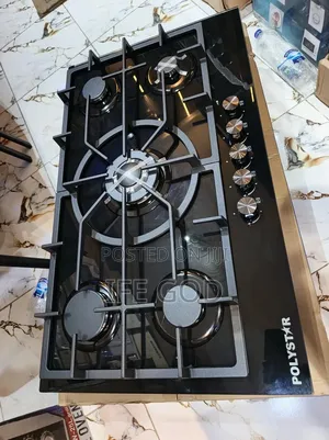 Original Quality Polystar Built-in Premium 5 Burners Gas Cooker 90cm