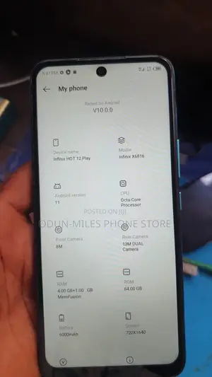 Infinix Hot 12 play 64 GB Blue