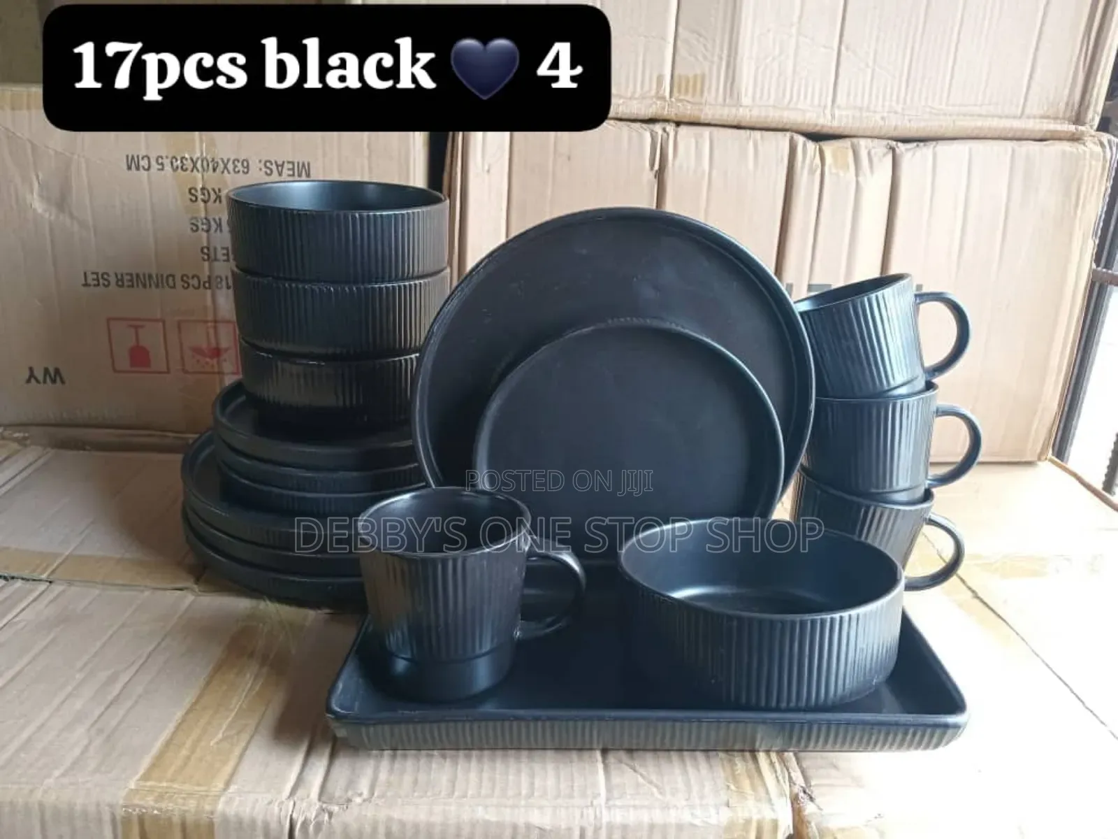 17 Pieces Dinner Set