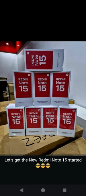 New Xiaomi Redmi Note 15 128 GB Black