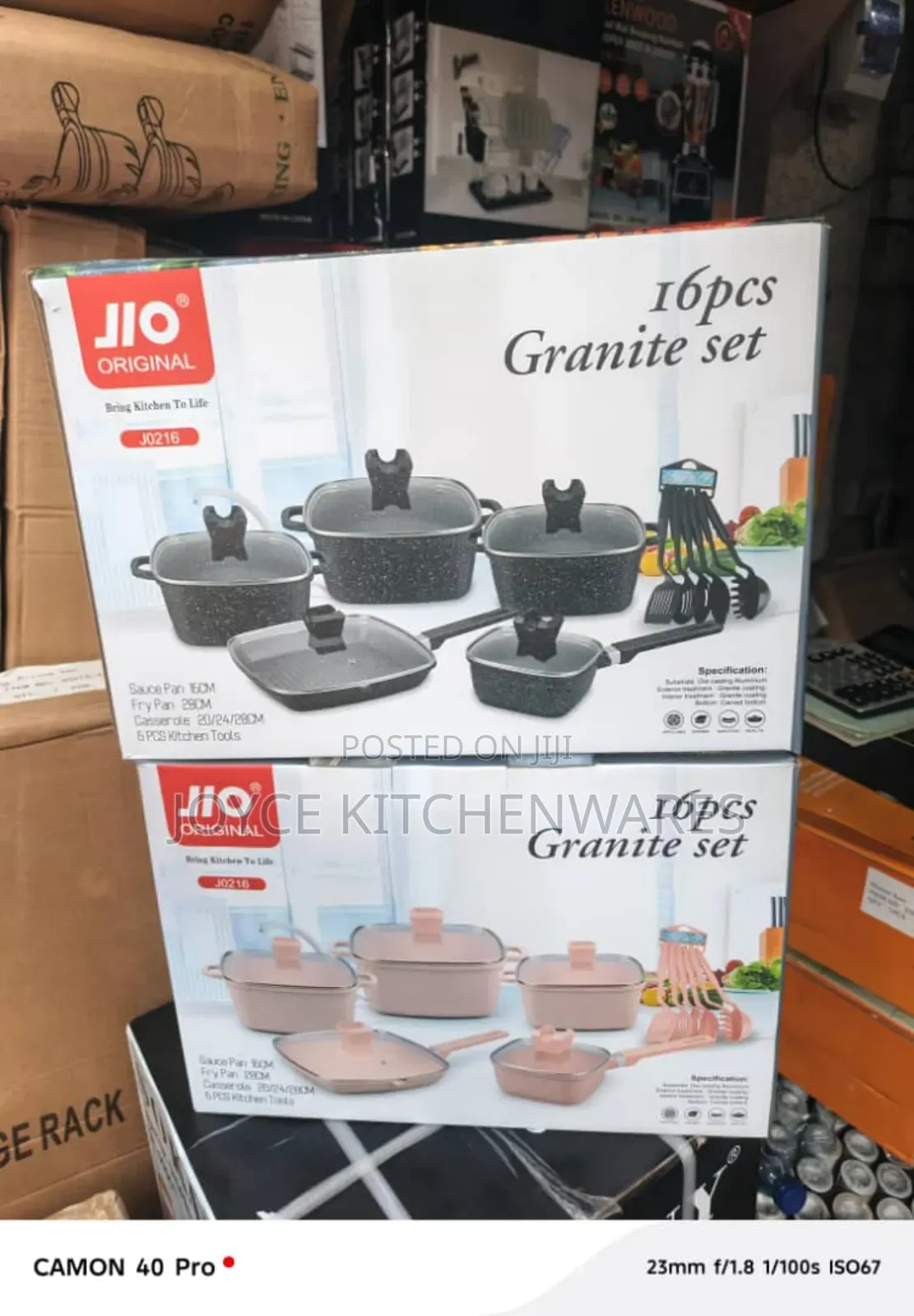 Jio 16pcs Granite Set