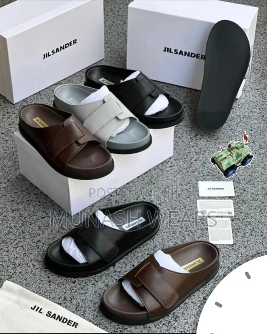 Jil Sander Leather Slipers 40-46