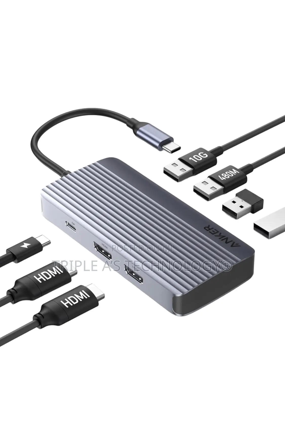 Original Anker 7-in-1 Usb-C Hub Model Number: A8374