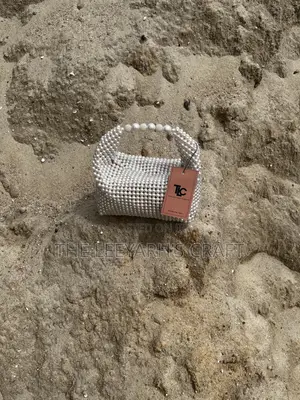 Hand Made Beaded Pearl Bag