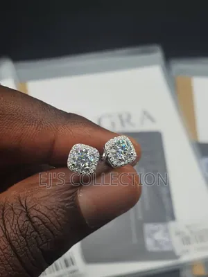 VVS Mossanite Diamond Earrings_