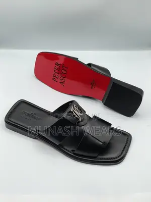 Original Leather Italian Slipers For Men 40-46
