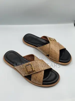 Original Leather Italian Slipers For Men 40-46