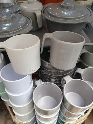 Ceramic Water Cup With Handle 12pcs