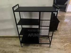 Kitchen Rack With 3 Basket With Wheels