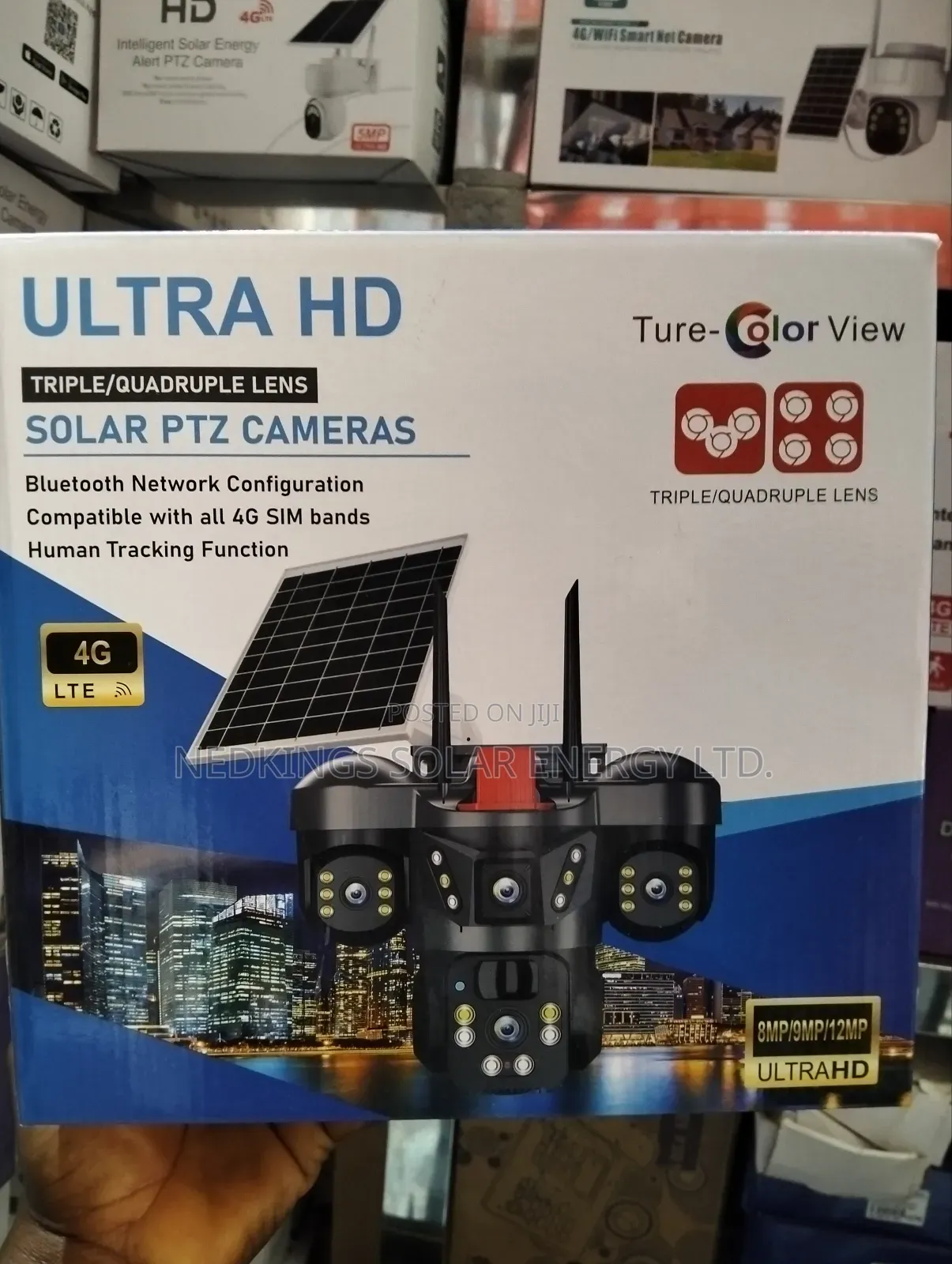 Eseecloud (3 Lens) Solar Cameras