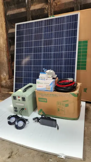 1000w All Top Solar Generator With Solar Panel