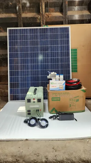 My All Top 1000w Solar Generator and 2 Bulbs