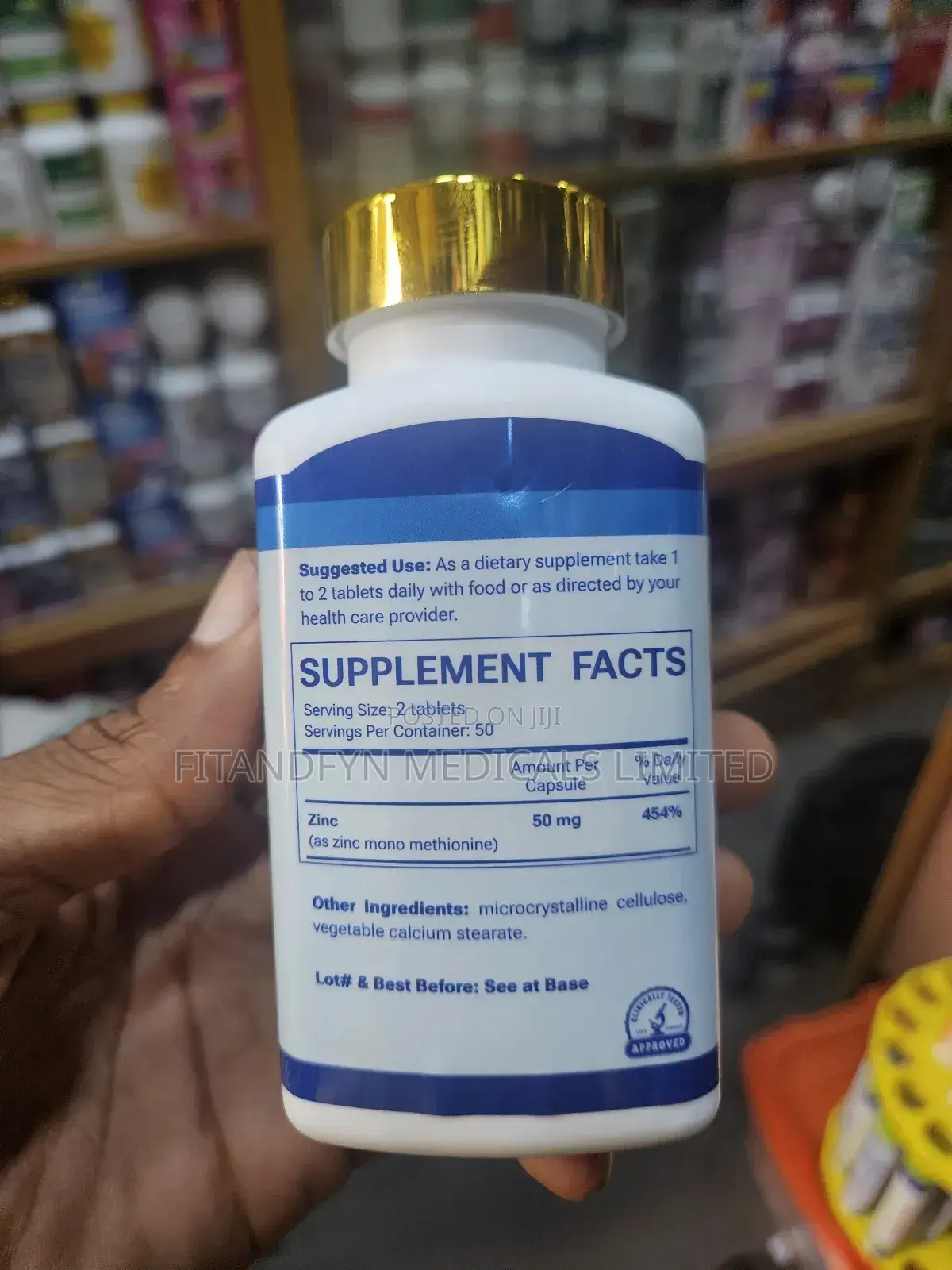 Zinc Tablet 50mg