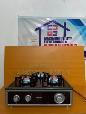 Samsung Very Clean Korea Belgium Manaul Ignition 3 Burners Gas Cooker
