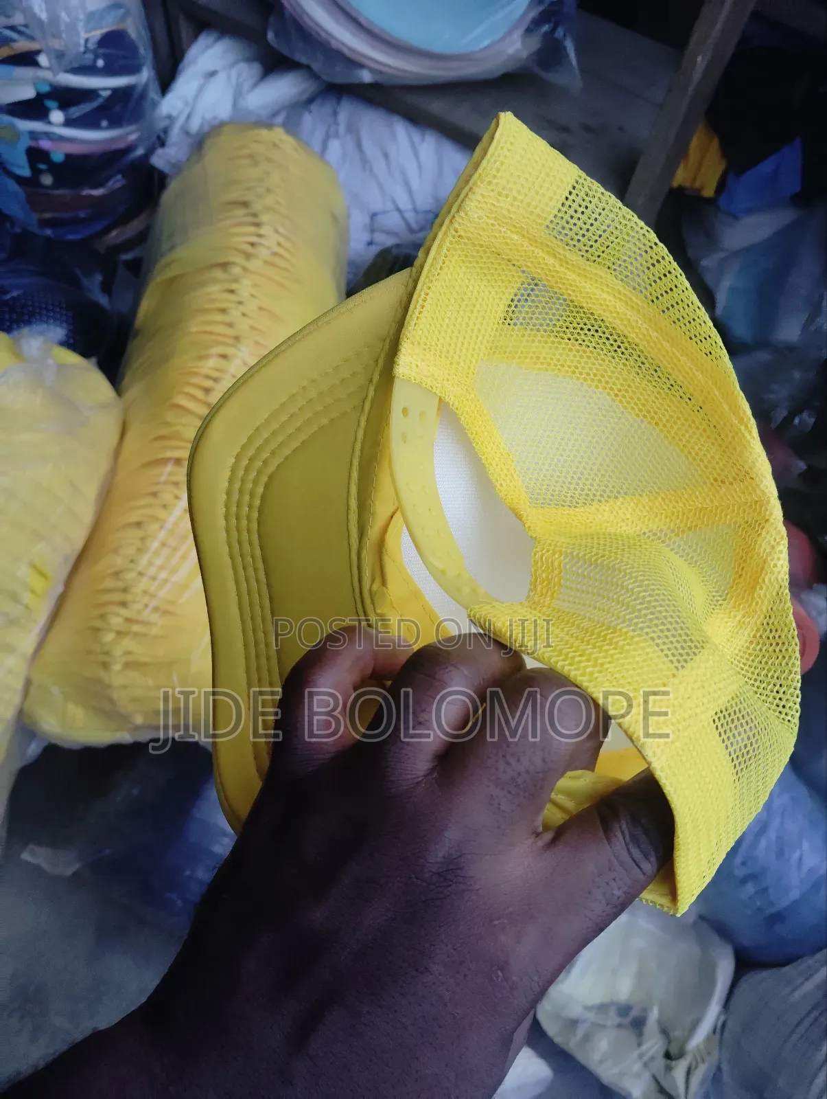 Netted Face Cap