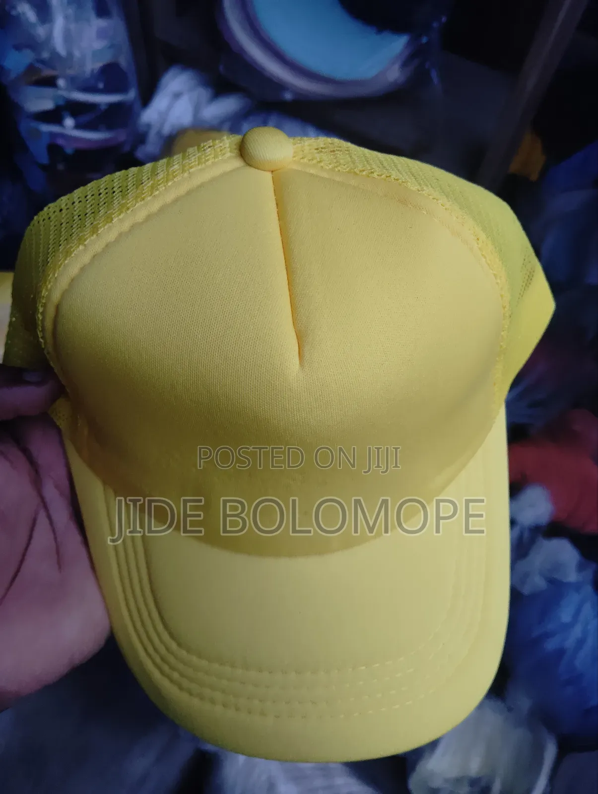 Netted Face Cap