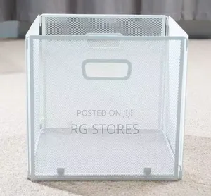 Metal Mesh Collapsible Wire Storage Basket