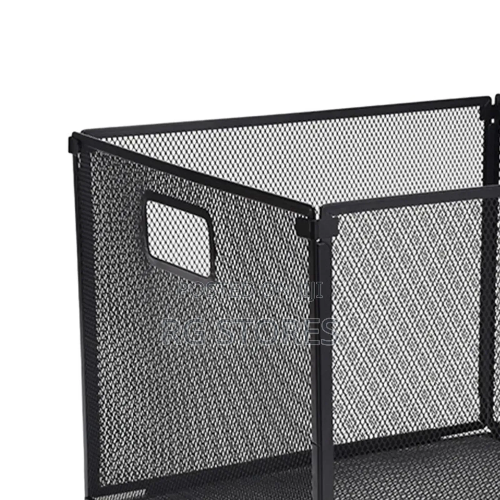 Metal Mesh Collapsible Wire Storage Basket