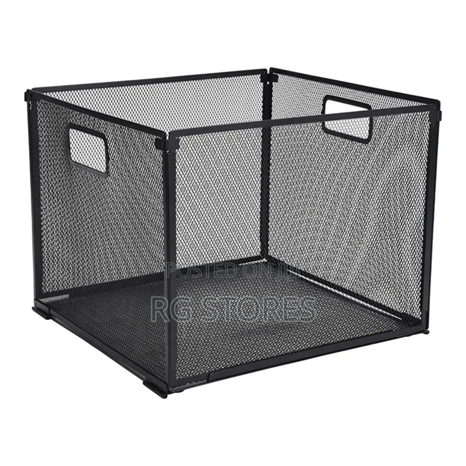 Metal Mesh Collapsible Wire Storage Basket