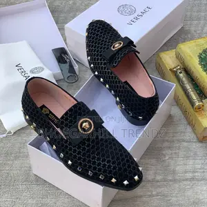 Men's Versace Bow and Spike Shoes