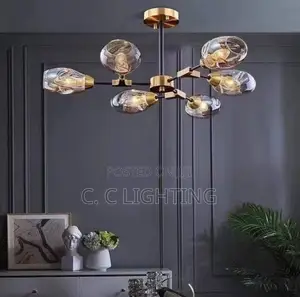 Stunning Glass Chandelier Drop Light