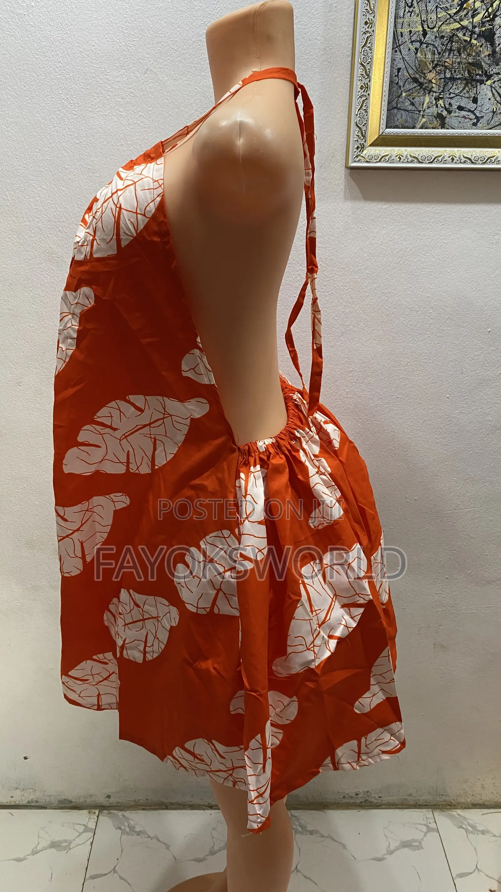 Ankara Low Back Gowns